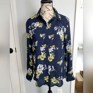 Banana Republic Floral Blouse